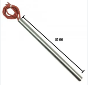 Resistência Elétrica Tubular Reta 250W 110V – 12,6 × 100 mm